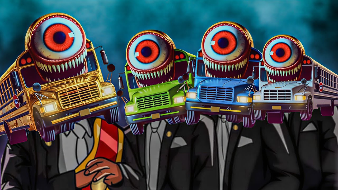 School Bus Monster EATER - CoffinDance Monster(COVER)#coffindancesong#cofFindance #monsterbus