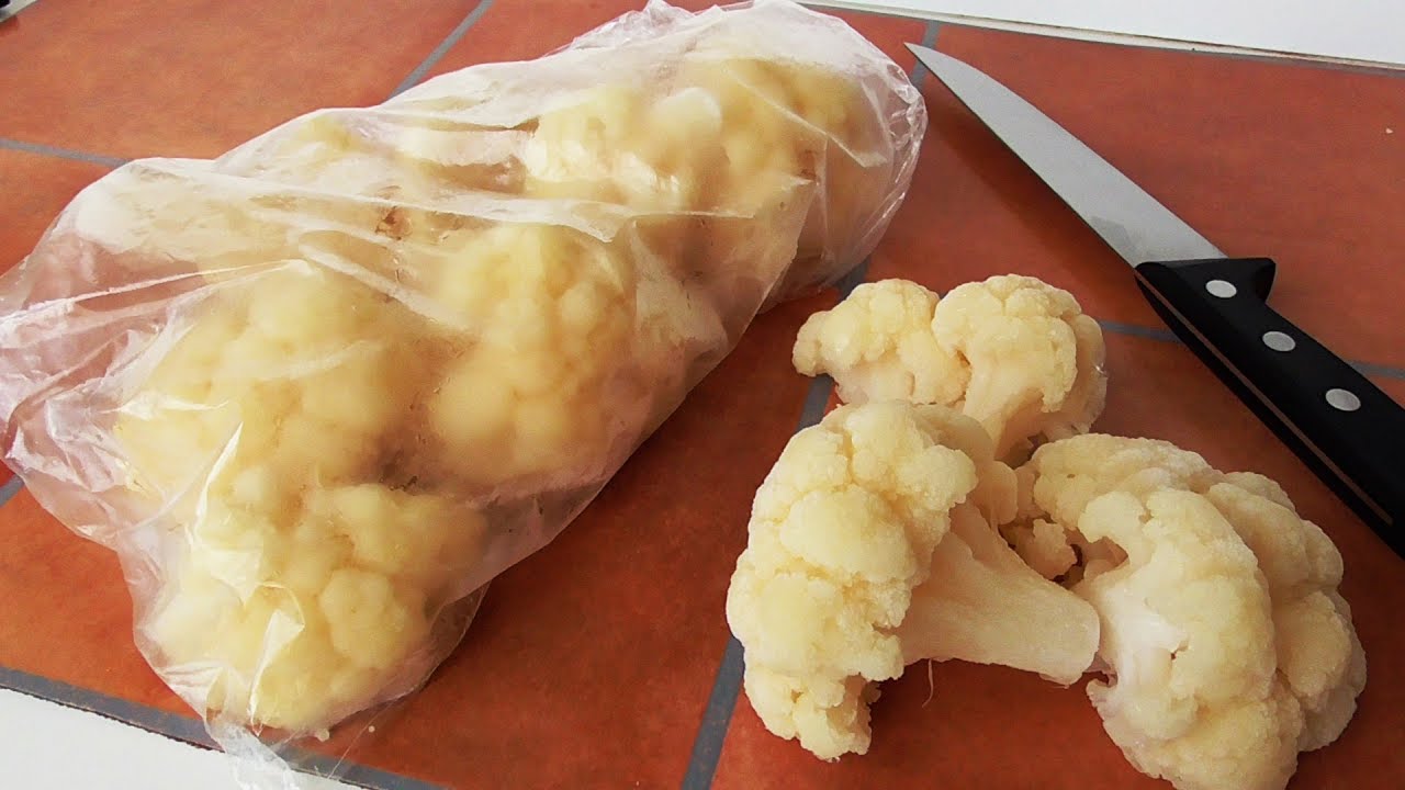 TRUCO, LA MEJOR FORMA DE CONGELAR COLIFLOR