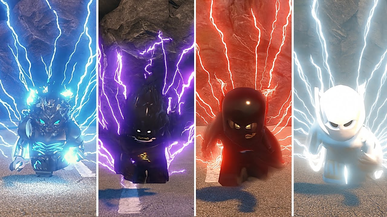 Every DC Speedsters Race in LEGO Videogame Who is the Fastest!