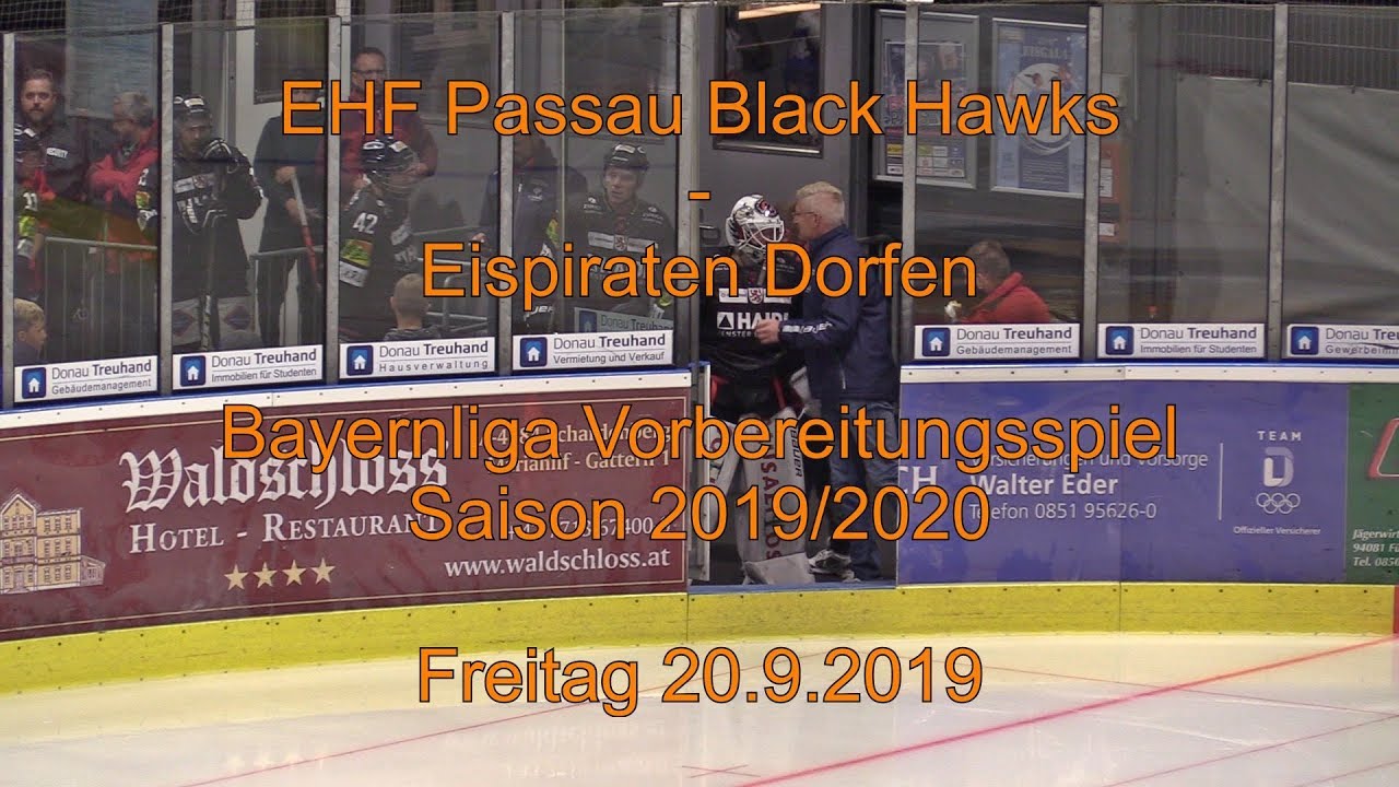 EHF Passau Black Hawks - Eispiraten Dorfen 20.9.2019