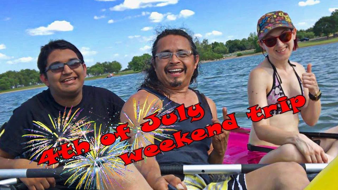 FREE Boondocking in Texas: 40ft Class A Diesel Pusher at Lake Whitney (4th of July 2018)