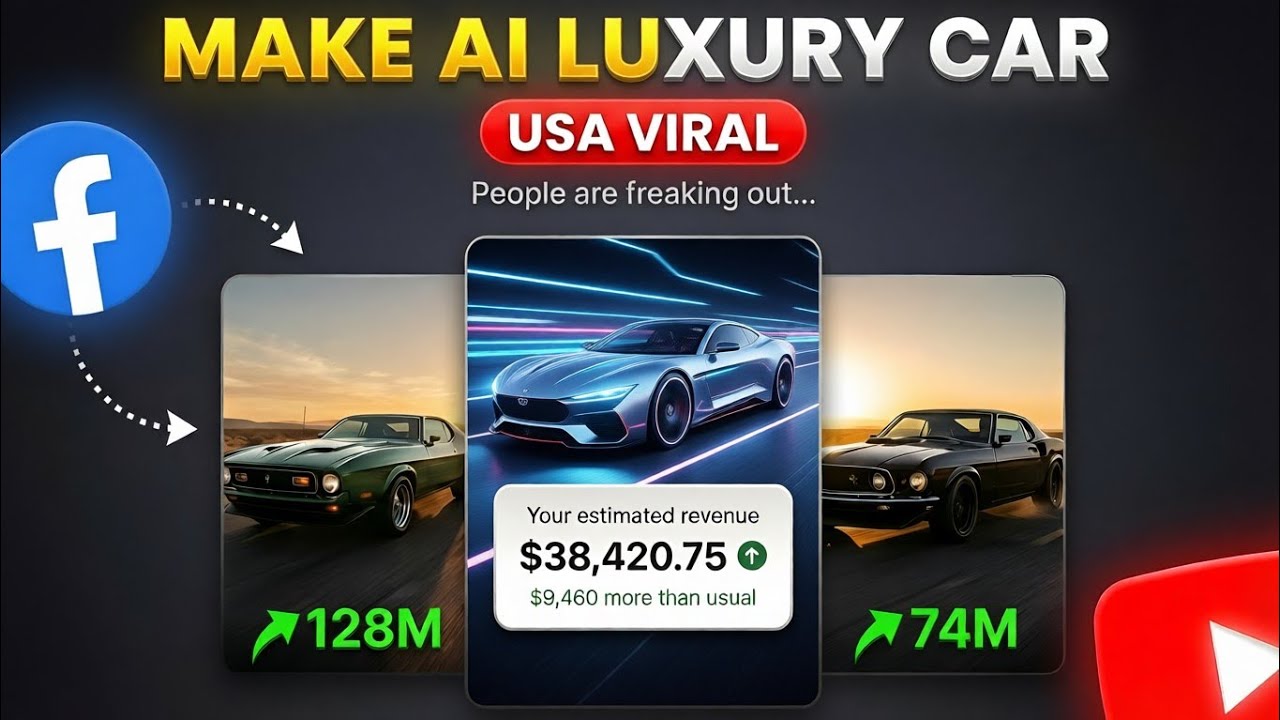Luxury car wali video Kaise Banaye - how to create luxury nich video USA Viral Niche 2026
