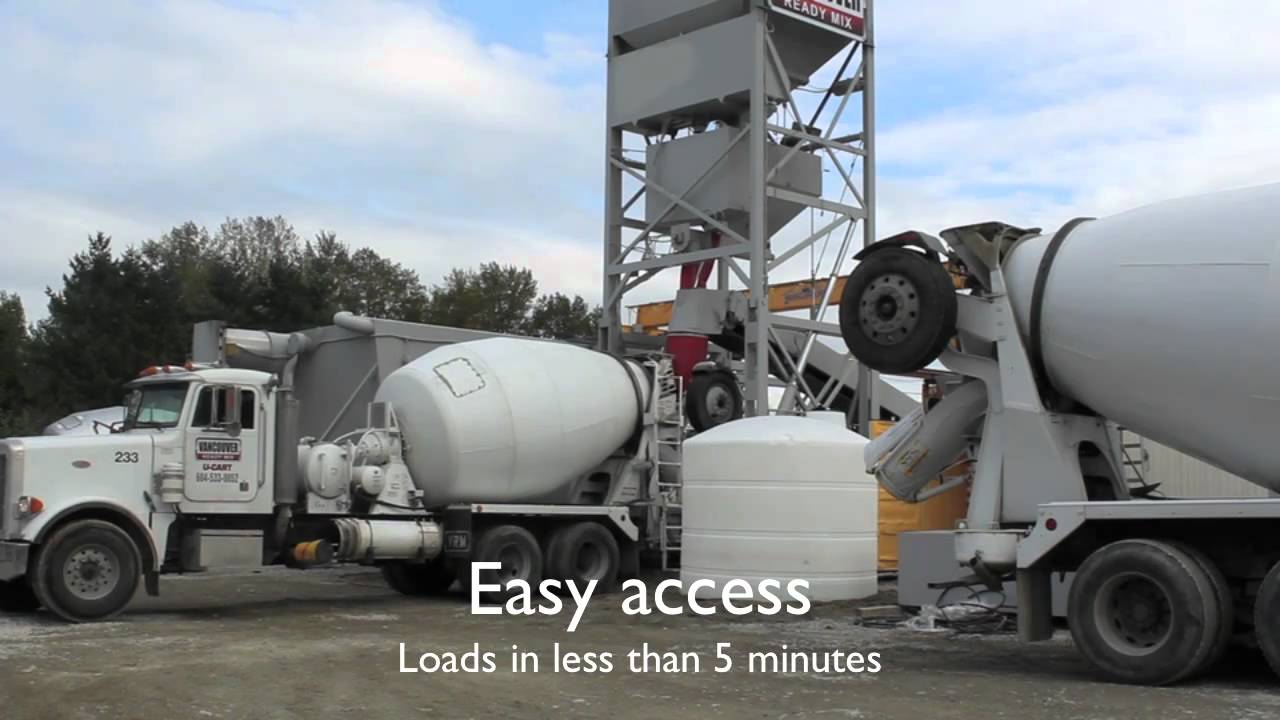 Vancouver Ready Mix Mobile Concrete Batch Plant HD Version