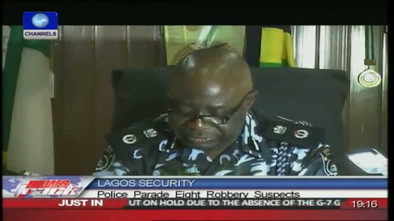 Police parade 8 robbery suspects in Lagos