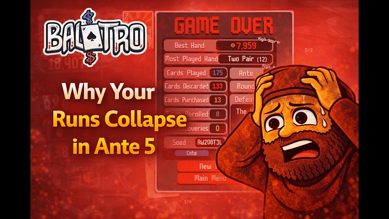 Balatro: Why Your Runs Collapse in Ante 5