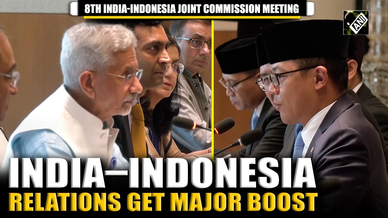 EAM S. Jaishankar holds Joint Commission meeting with Indonesia Foreign Minister