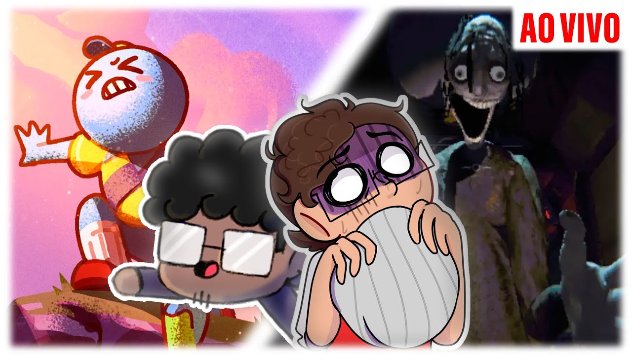 EU E MEU AMIGO JOGANDO OS JOGOS DO PORÃO | PEAK & R.E.P.O. @Loouis_gui
