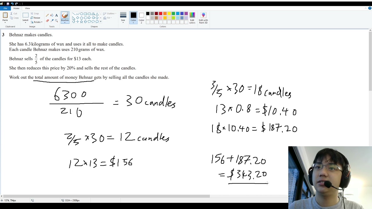 (TIMESTAMPS IN DESCRIPTION) Edexcel IGCSE June 2018 Higher Maths Paper 2R - Worked out Answers