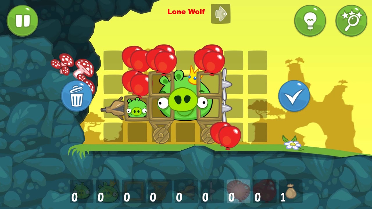 Bad Piggies When Pigs Fly level 16