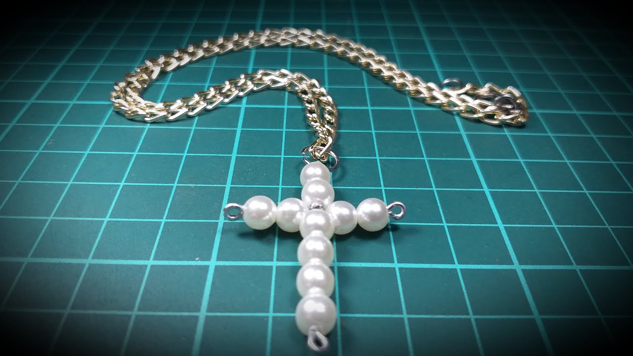 Lindos Pendientes en forma de Cruz...Clase #638!!!