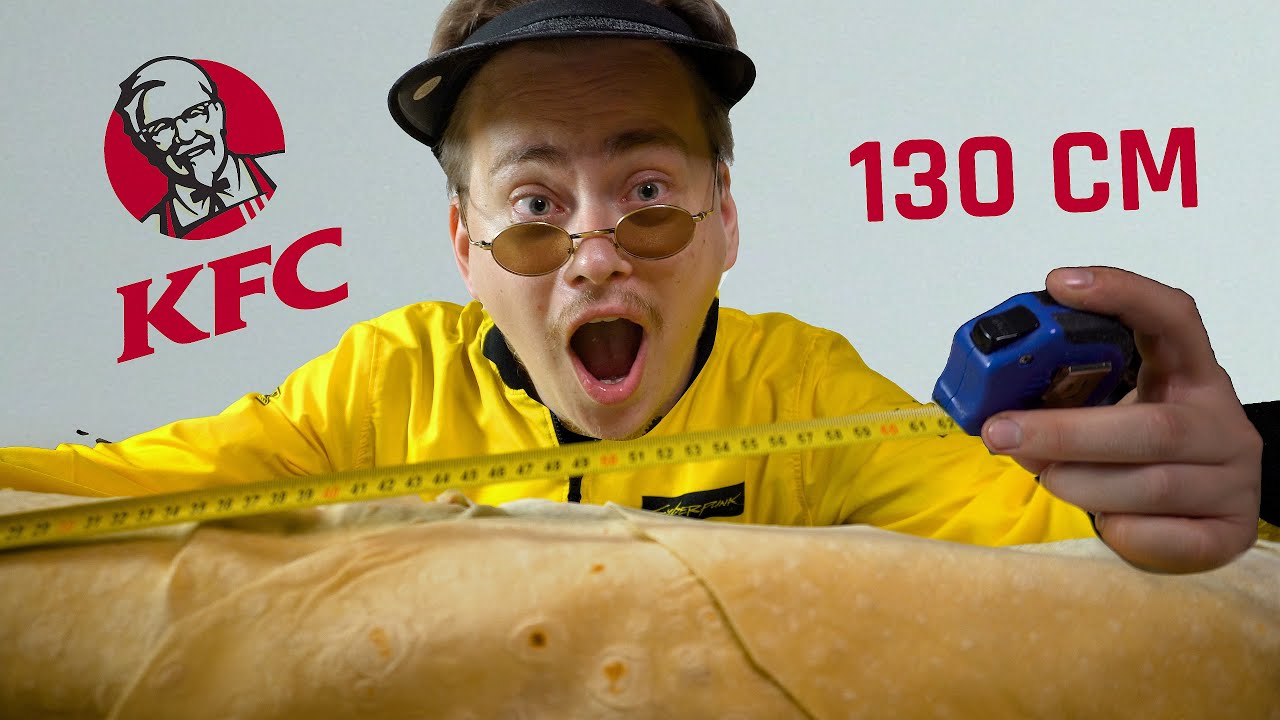 Největ&scaron;&iacute; KFC Twister na Světě