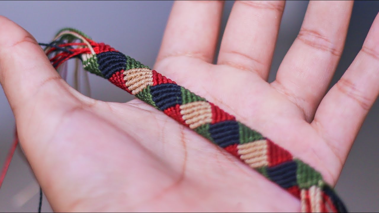 Tutorial macrame : Tejido tubular paso a paso