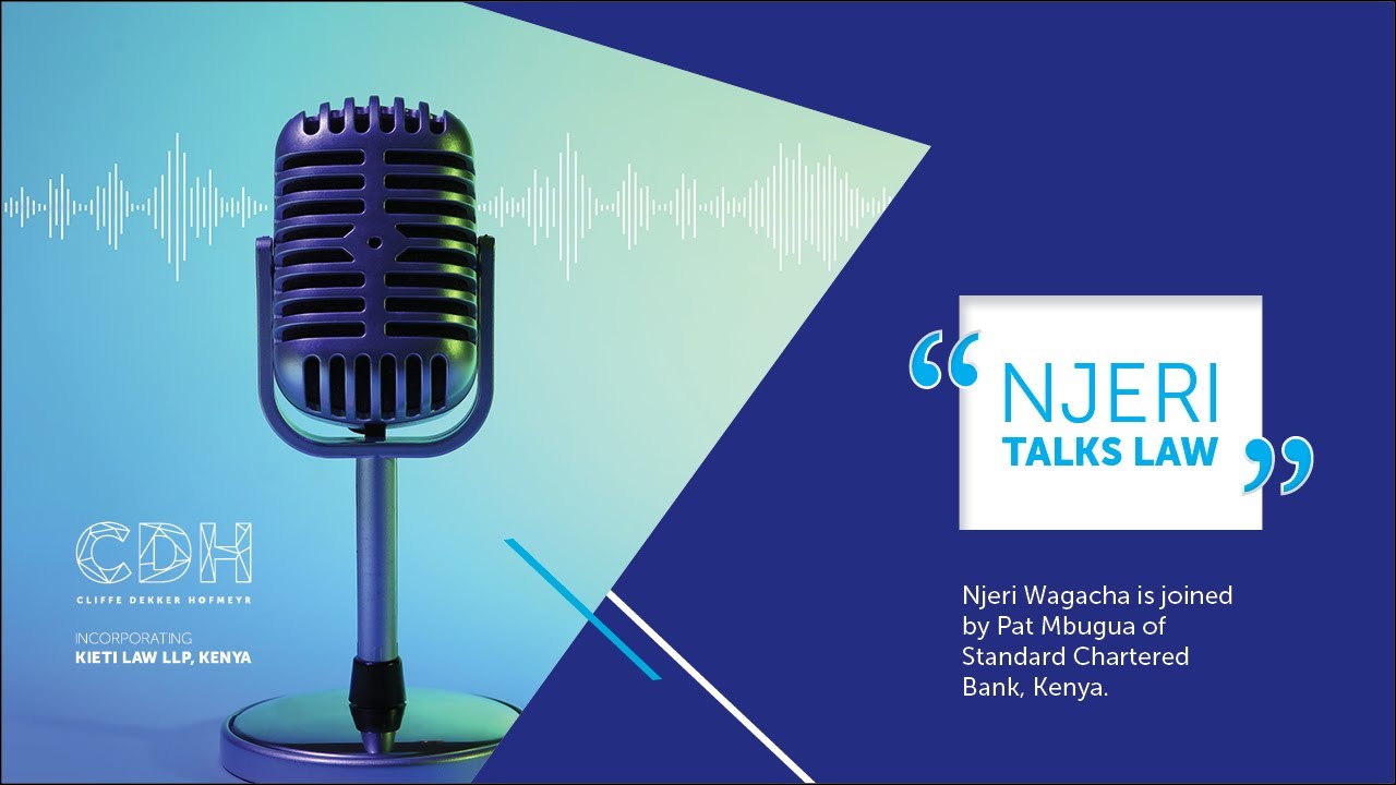 Njeri Wagacha talks to Pat Mbugua of Standard Chartered Bank Kenya Limited