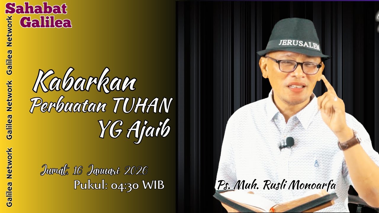 Kabarkan Perbuatan TUHAN YG Ajaib || Ps. Muh. Rusli Monoarfa