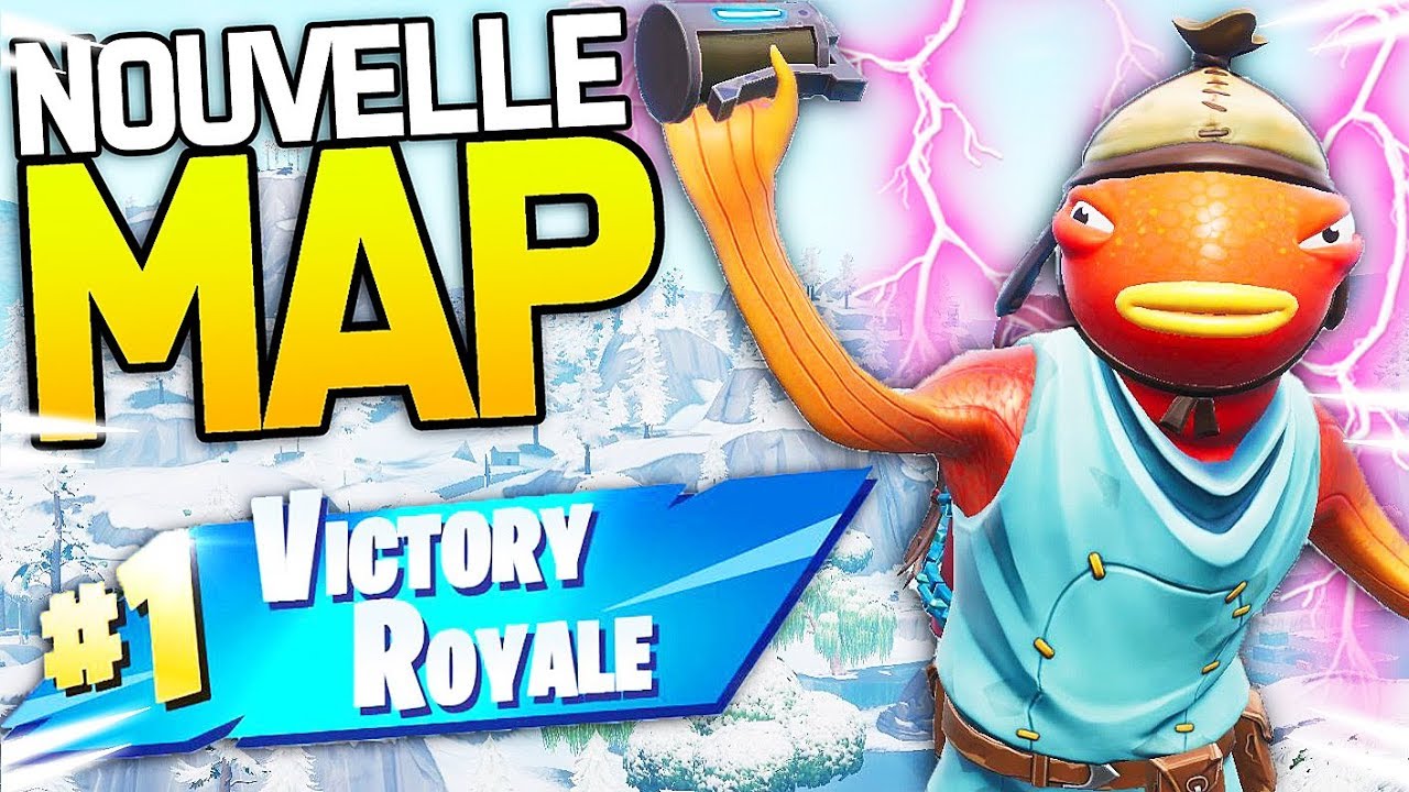 MON PREMIER TOP 1 DANS LA NOUVELLE MAP SUR FORTNITE !