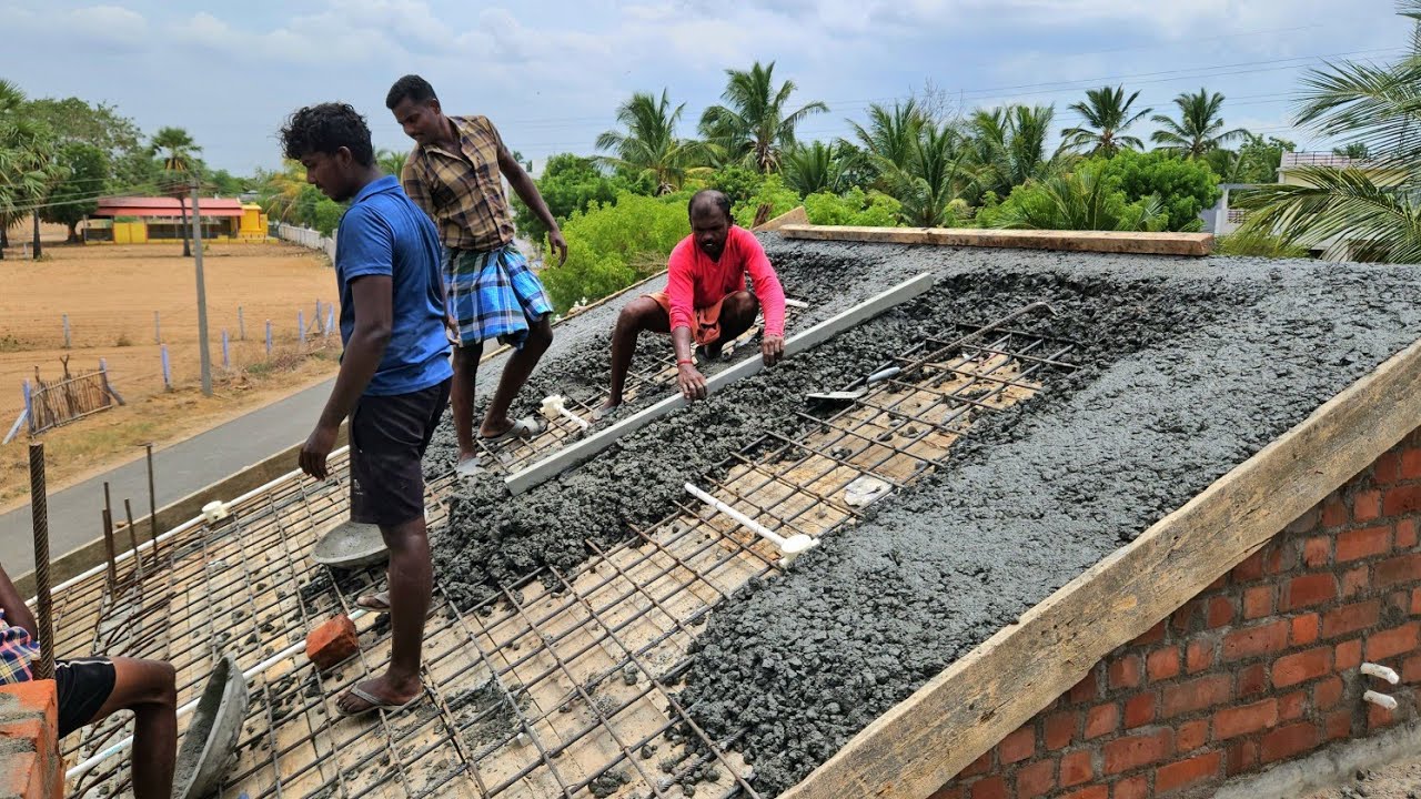 Sloping Roof_Construction Techniques of Building Sloped Roof Concrete|Roof Construction