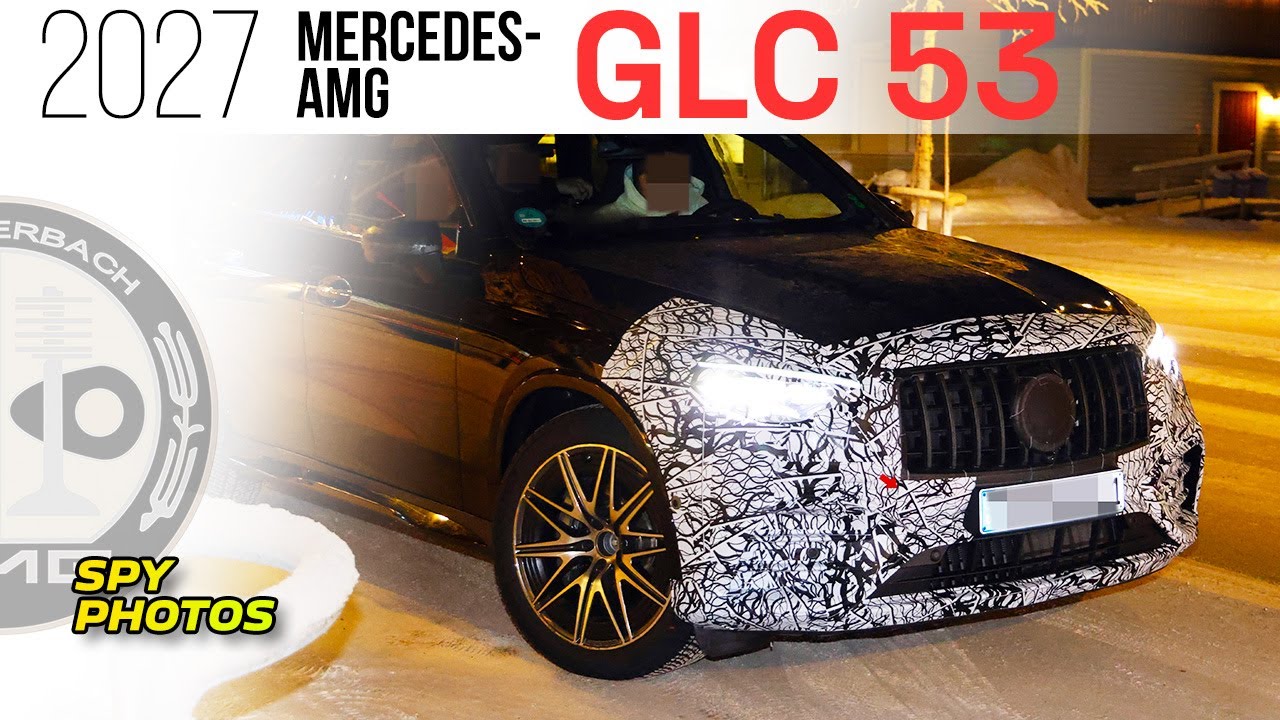 Mercedes-AMG GLC 53 2027 года // Шпионские фотографии