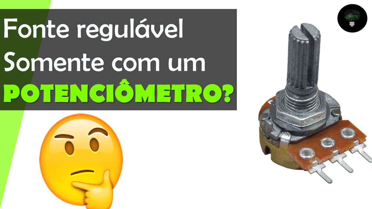 Fonte de bancada regulável com apenas um potenciômetro? É possível?