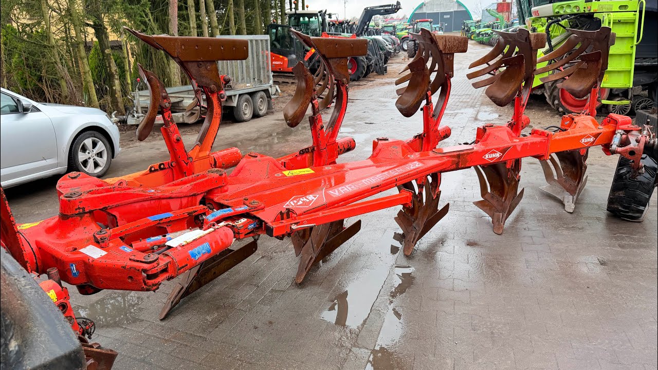 Pług KUHN VARI MASTER 122, 2008r, 4+1, zabezpieczenia non stop, regulacja VARIO 30-50cm, 1850kg 