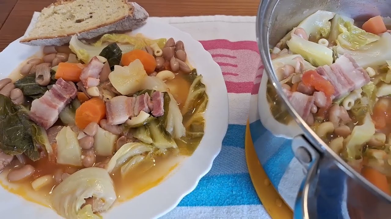 Recette Portugaise de soupe aux haricots beurre@recettesmaison9698