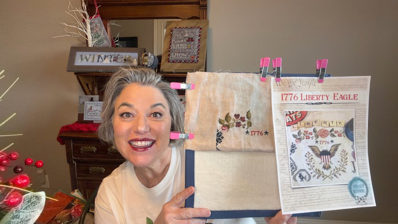 Flosstube #314 - New Start by Happiness is Heart Made, WIPs and shares