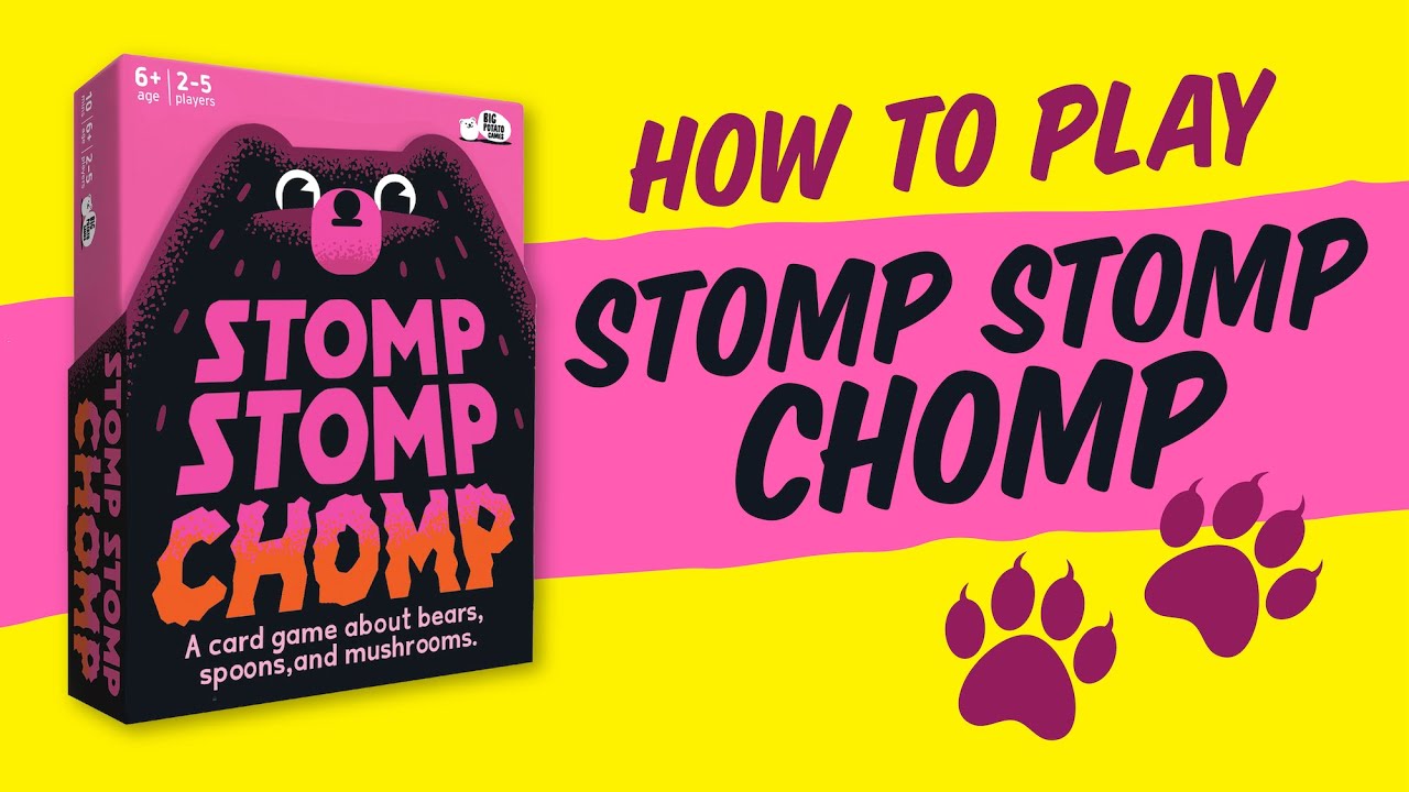 Как играть в Stomp Stomp Chomp &mdash; карточную игру про медведей, ложки и грибы.