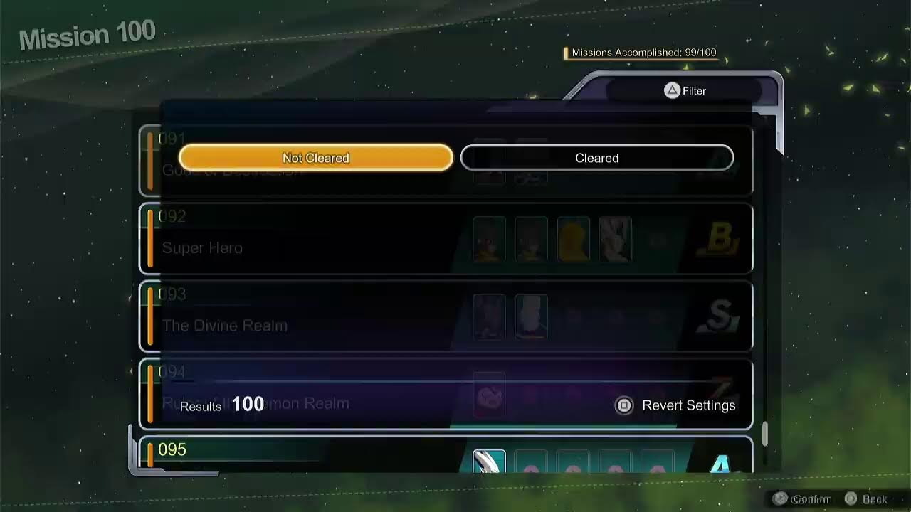 Beating All Missions 100 Battles Sparking Zero