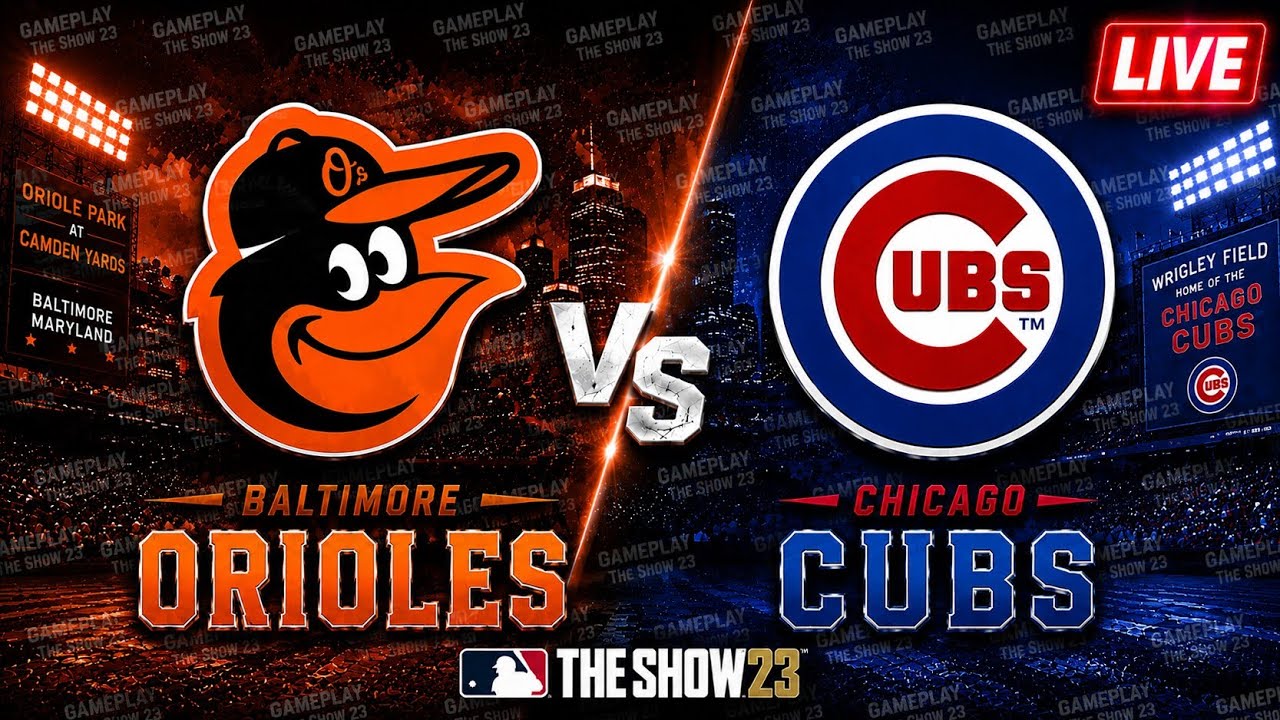 🔴 ПРЯМАЯ ТРАНСЛЯЦИЯ BALTIMORE ORIOLES против CHICAGO CUBS | Геймплей MLB The Show ⚾