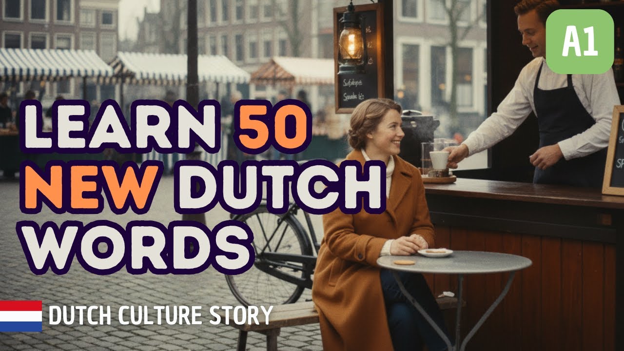 Learn 50 Dutch Words From This Story | Story for learning Dutch (A1) 🇳🇱