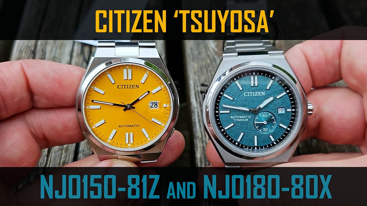 2 beautiful Citizen Tsuyosa NJ0150-81Z and NJ0180-80X review and comparison #gedmislaguna #citizen