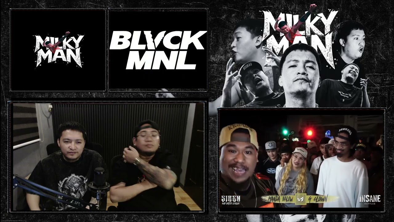 JONAS MILKY MAN x POISON13 : MANDA BALIW VS G-CLOWN ( VIDEO REACTION )