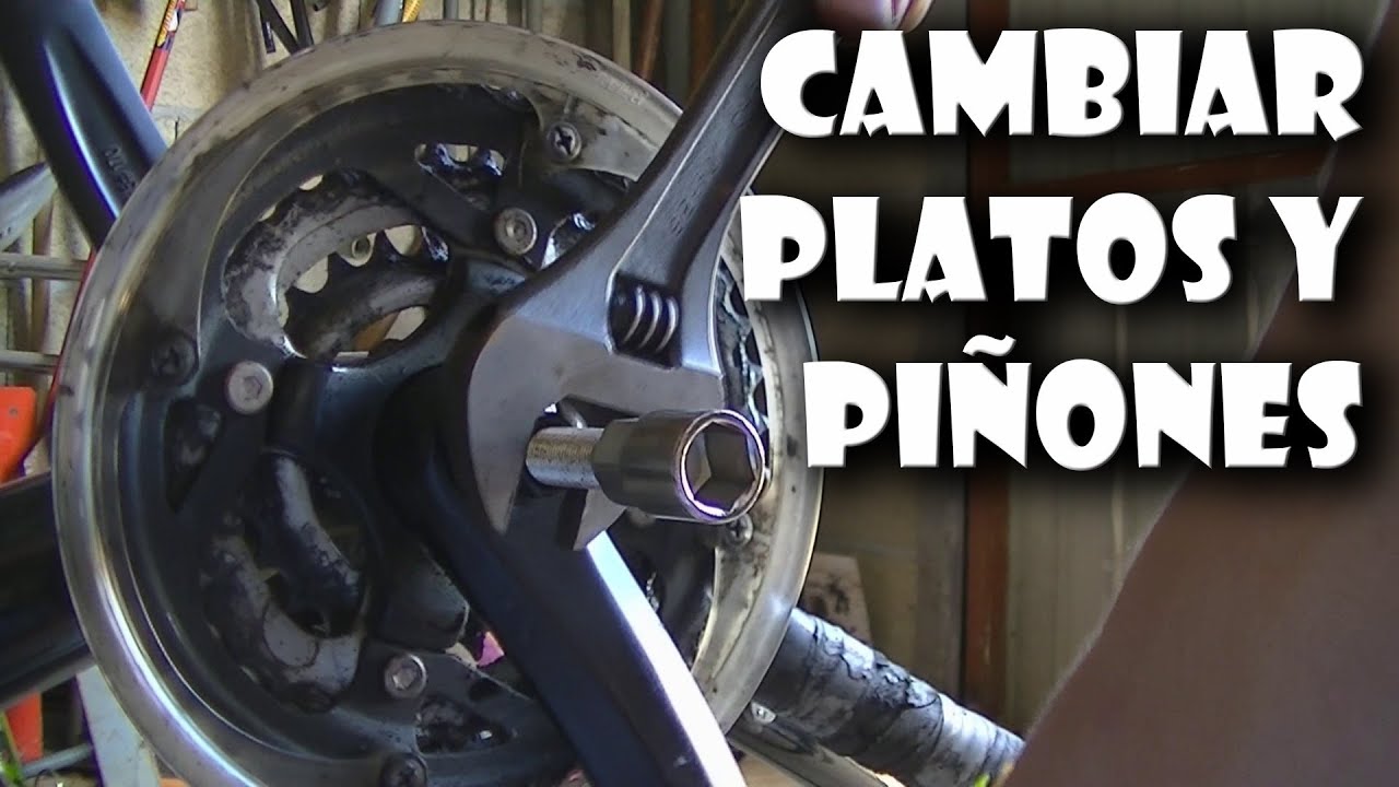 Cómo cambiar platos y cassette (piñones) de la bicicleta