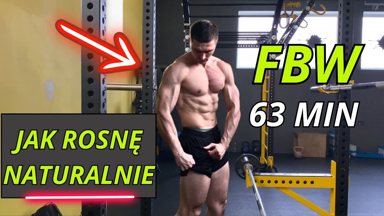 Mój 63 min Trening FBW Metodą JASKINIOWCA - Jak buduję mięśnie NATURALNIE (zasady)