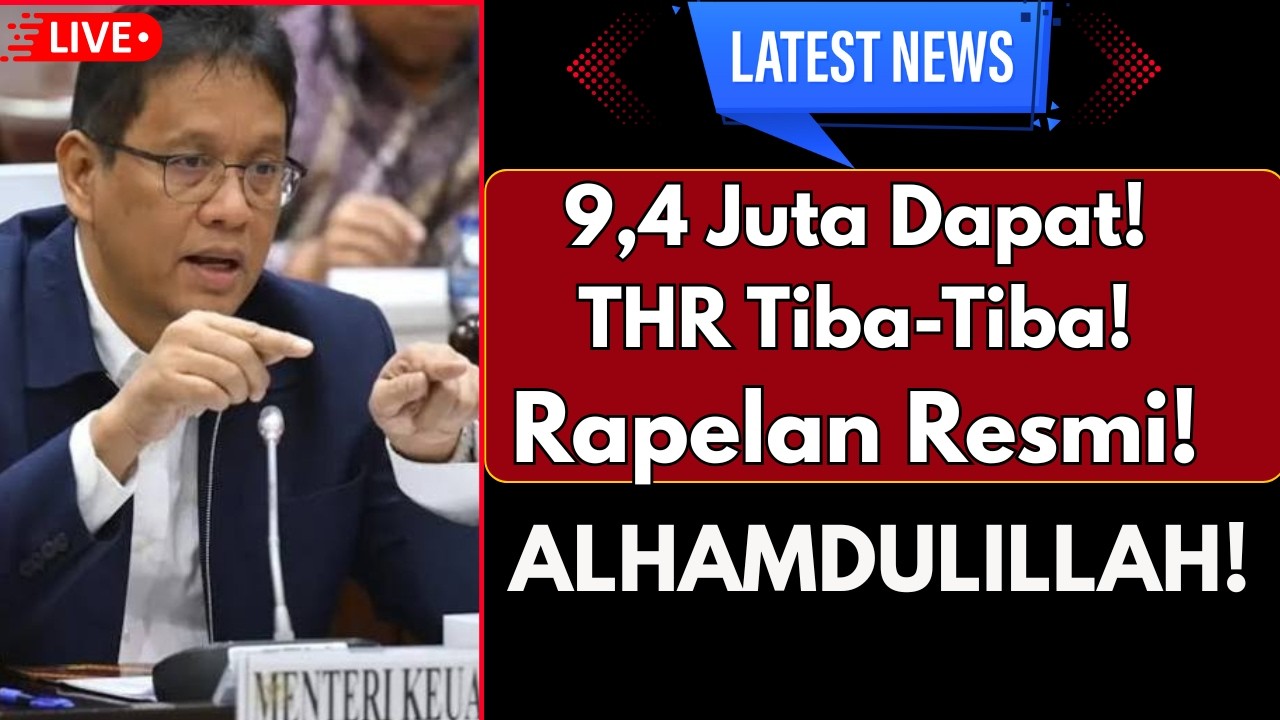 Gaji Pensiun & THR Cair Tiba-tiba! 9,4 Juta Orang Dapat Kejutan 2026!