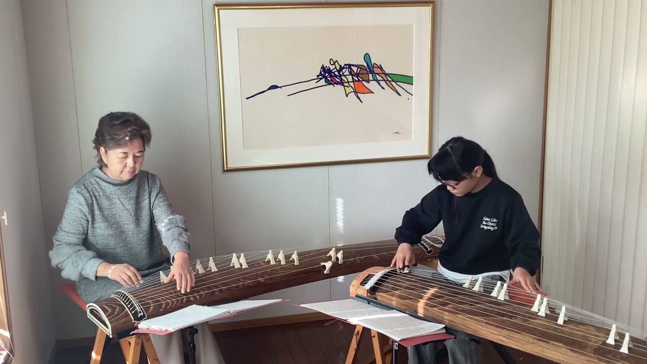 箏二重奏「三段の調」Japanese KOTO duo「Sandan no shirabe」Koto-studio仁