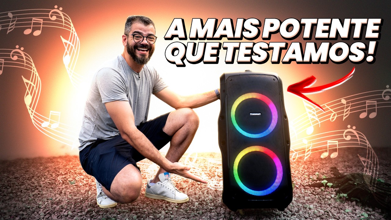 A CAIXA MAIS POTENTE QUE JÁ PASSOU AQUI NO CANAL! TRONSMART HALO 300