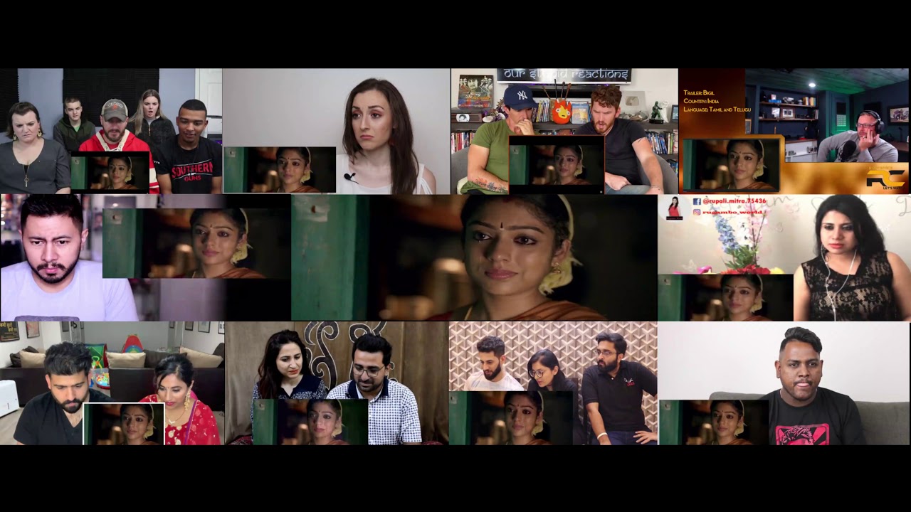 Bigil Trailer Reaction Mashup