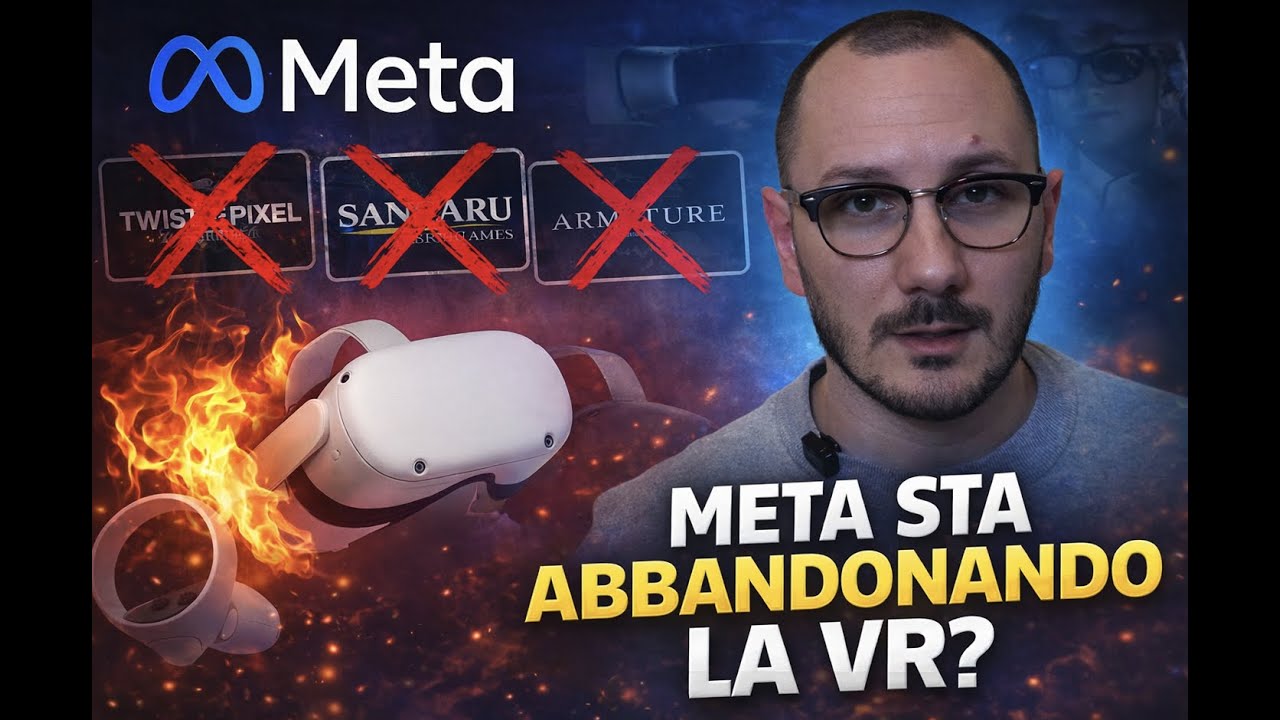 Meta sta abbandonando il gaming VR? Chiudono Twisted Pixel, Sanzaru e Armature