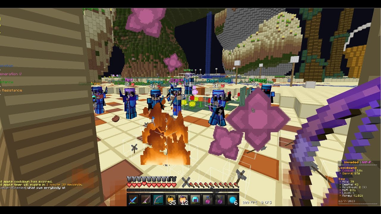 Directing all the opps to spawn (Invadedlands KitPvP Montage)
