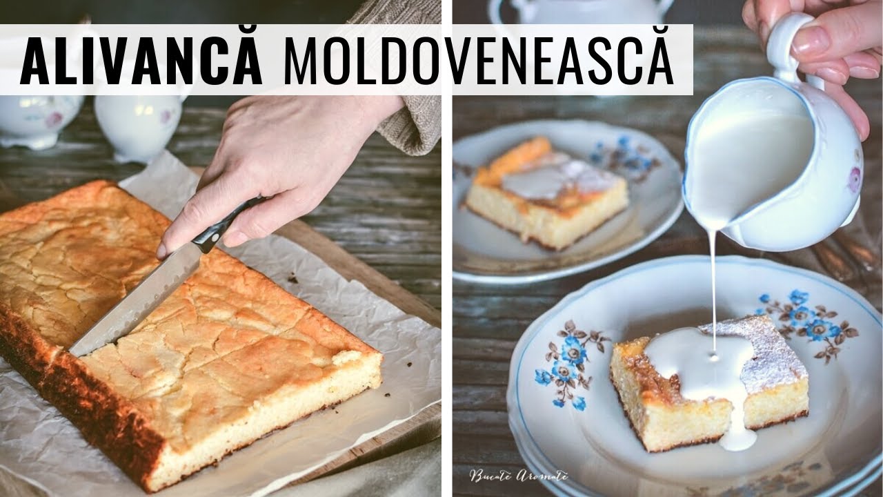 Desertul copilăriei la bunici: alivancă moldovenească cu brânză dulce și mălai | Bucate Aromate