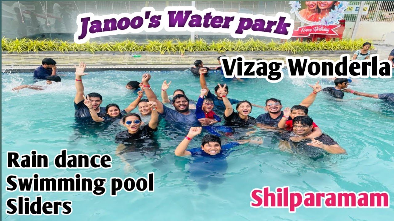 Janoo's Water park | Shilparamam | Jatara | PM palem | Swimming pool| Rain Dance | Sliders|