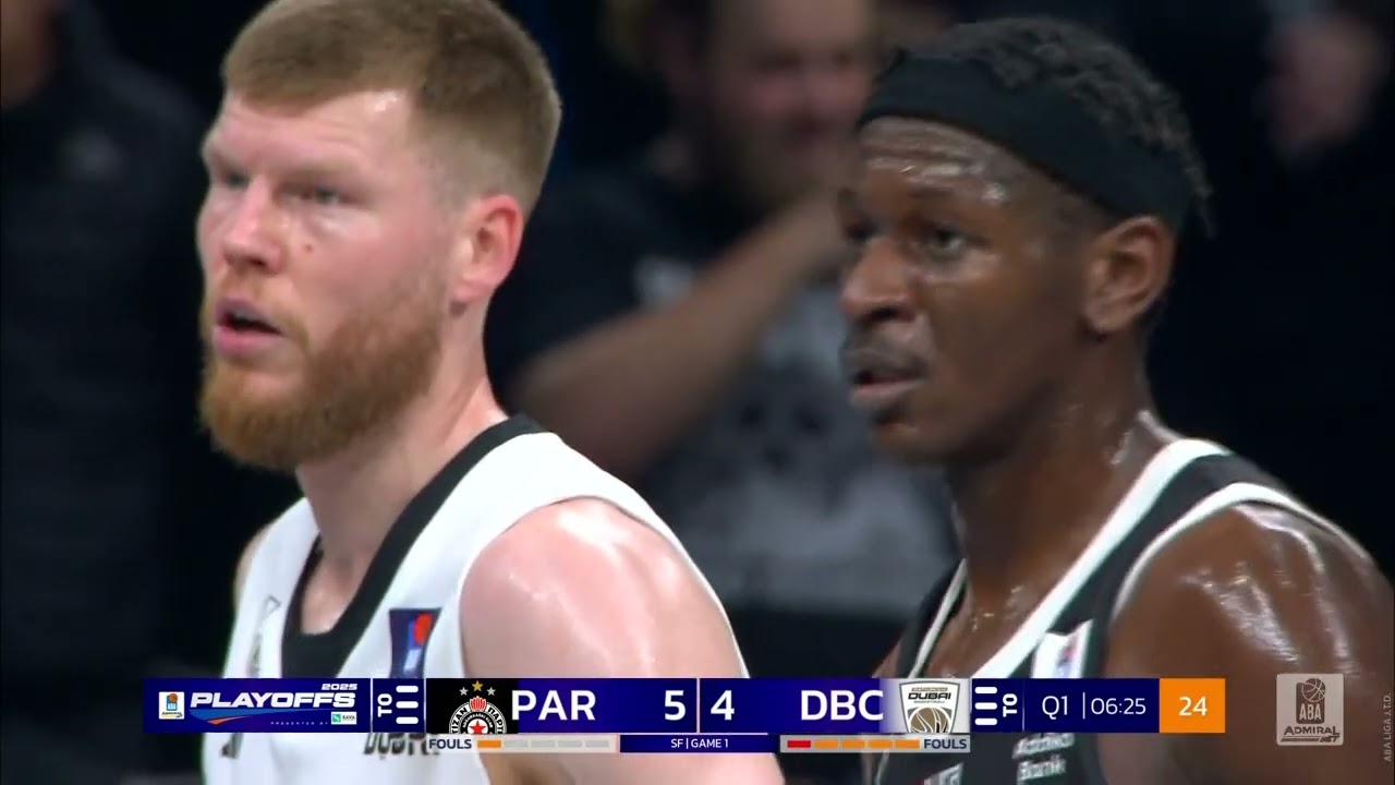 AdmiralBet ABA League 2024/25, SF Round 1 match: Partizan Mozzart Bet - Dubai Basketball (26.5.25)