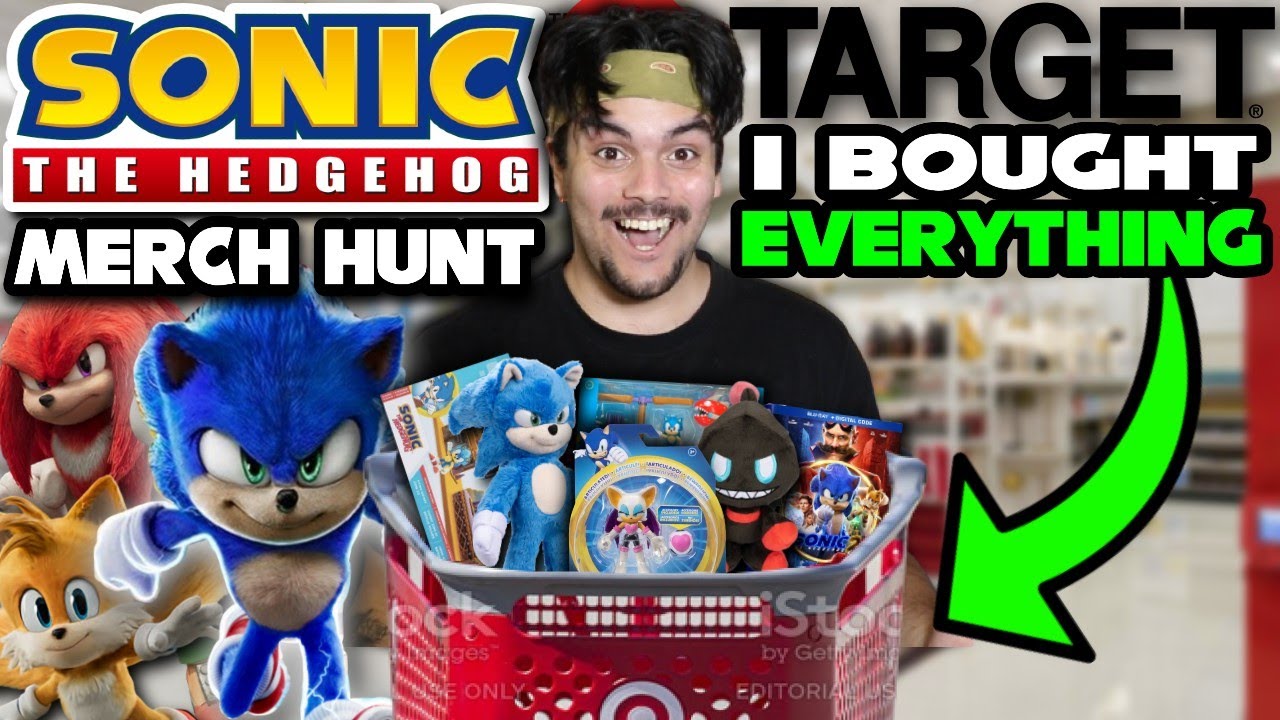Sonic Merch Hunt - Buying EVERY Sonic Item In The Store! (Toys, Playsets, DVDs & More)