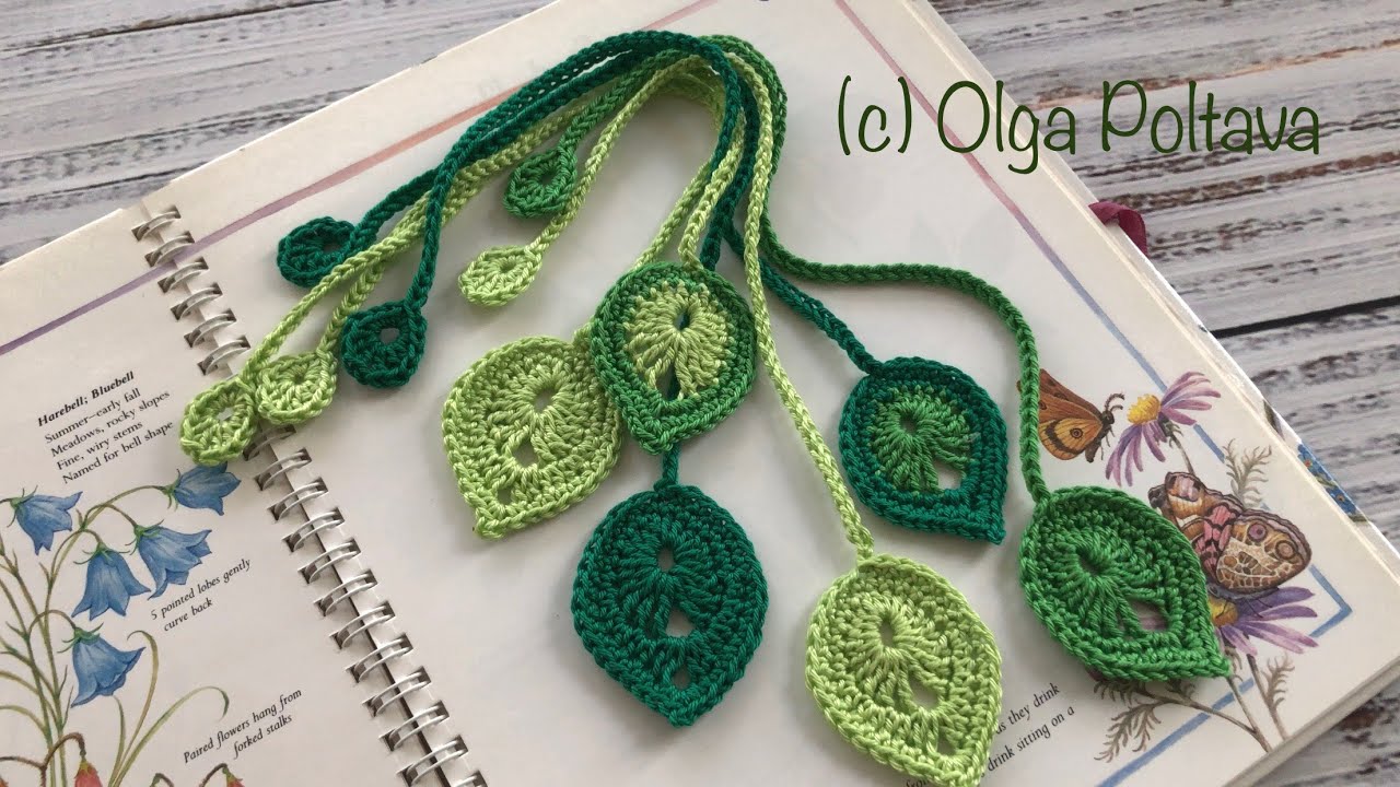 Crochet Leaf Bookmark in 20 Minutes (So Easy!)