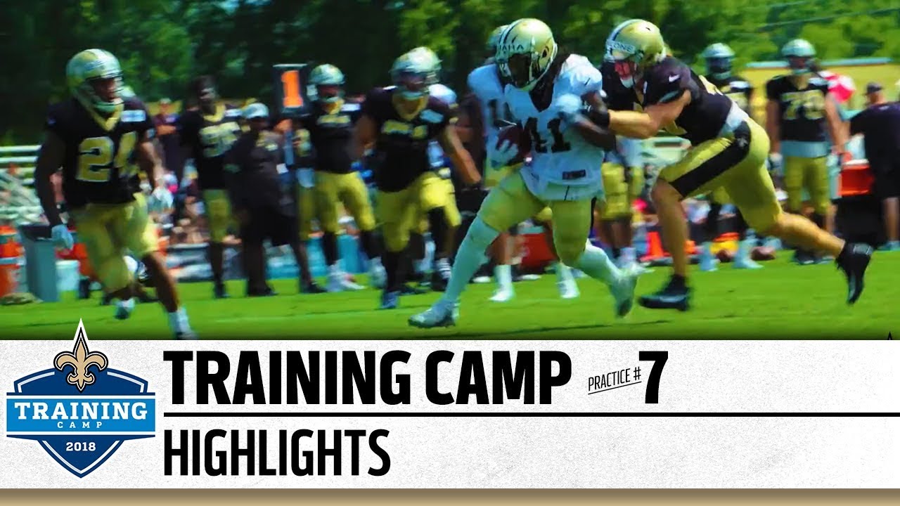 Saints Training Camp 2018 | Practice #7 Highlights