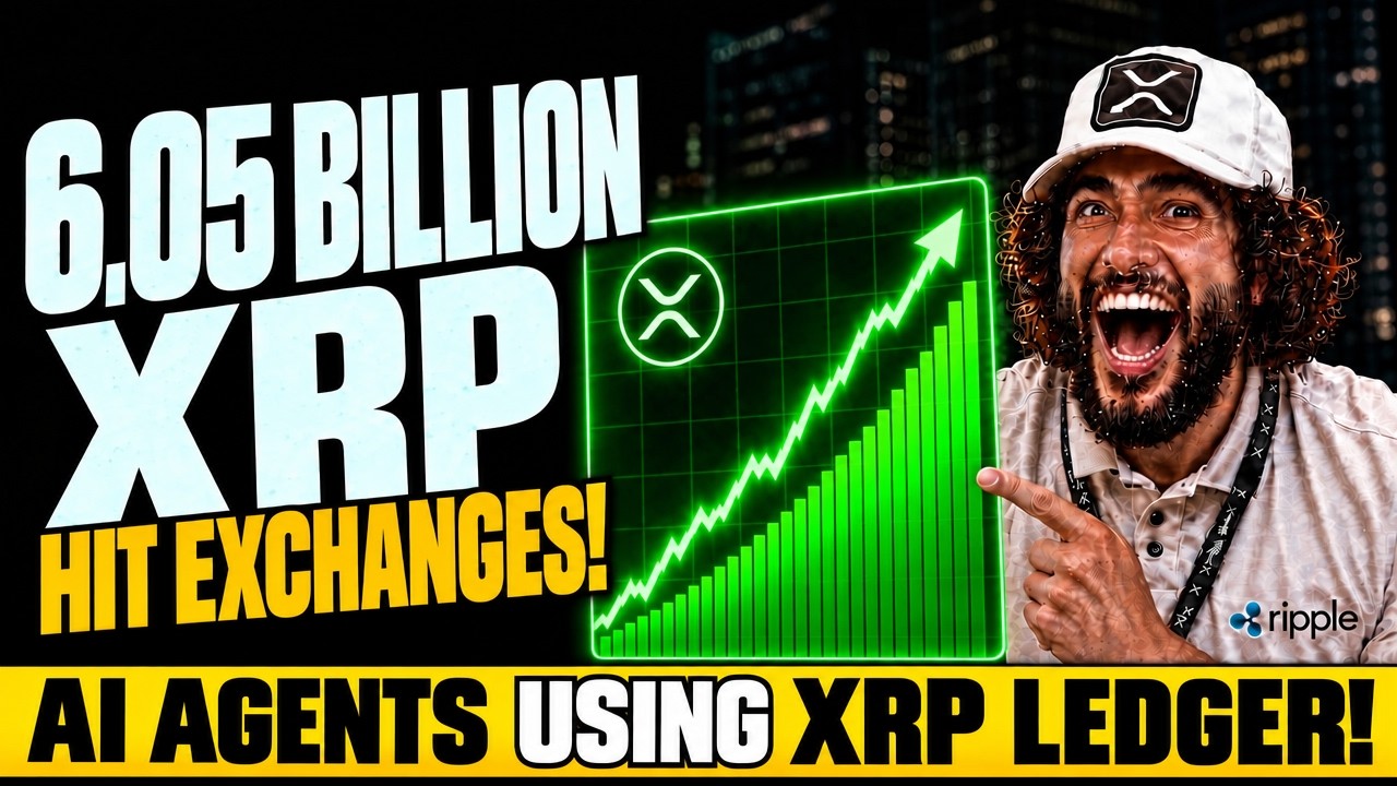 🚨 6,05 МЛРД XRP НА БИРЖАХ: ИИ-АГЕНТЫ НАЧИНАЮТ ИСПОЛЬЗОВАТЬ XRPL! 🚨 ВОЛНА ПРАКТИЧЕСКОГО ПРИМЕНЕНИЯ...