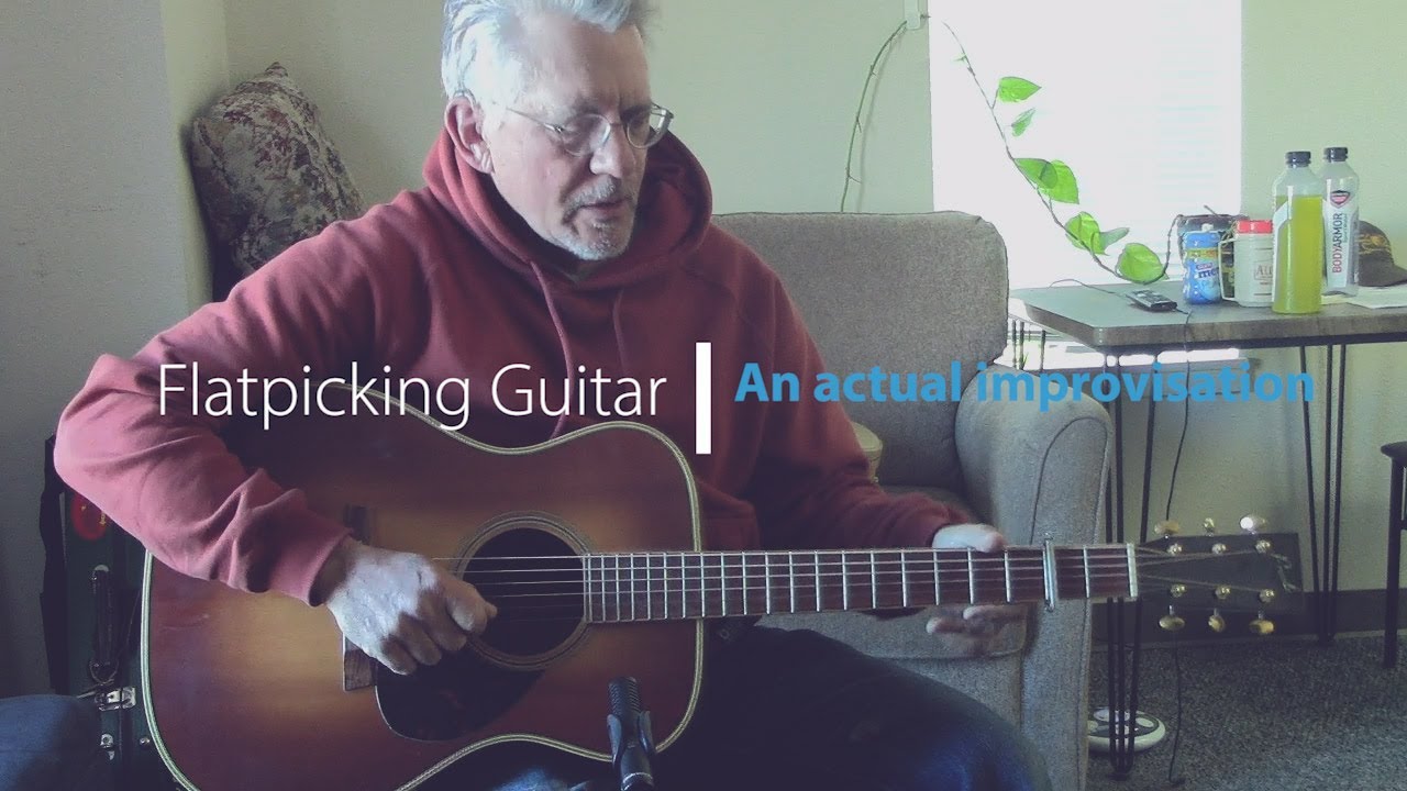 Flatpicking Guitar: An actual improvisation example