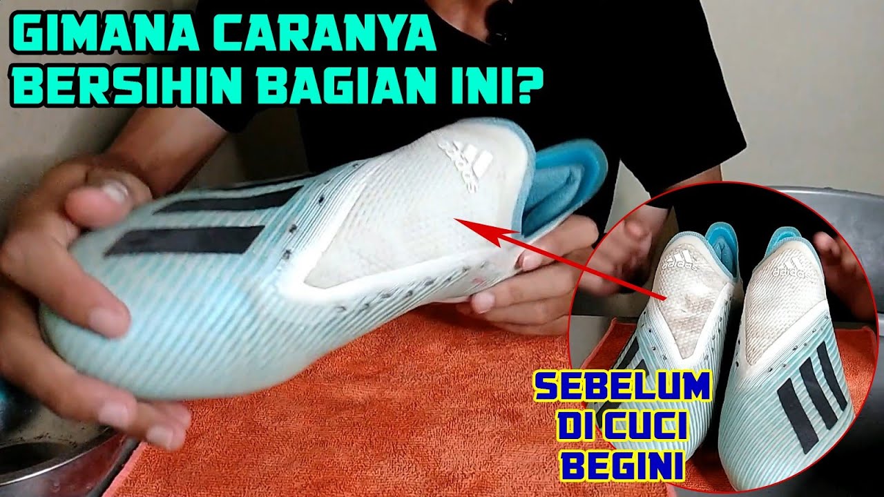 Cara AMPUH membersihkan bagian Knit/Colar sepatu sepak bola