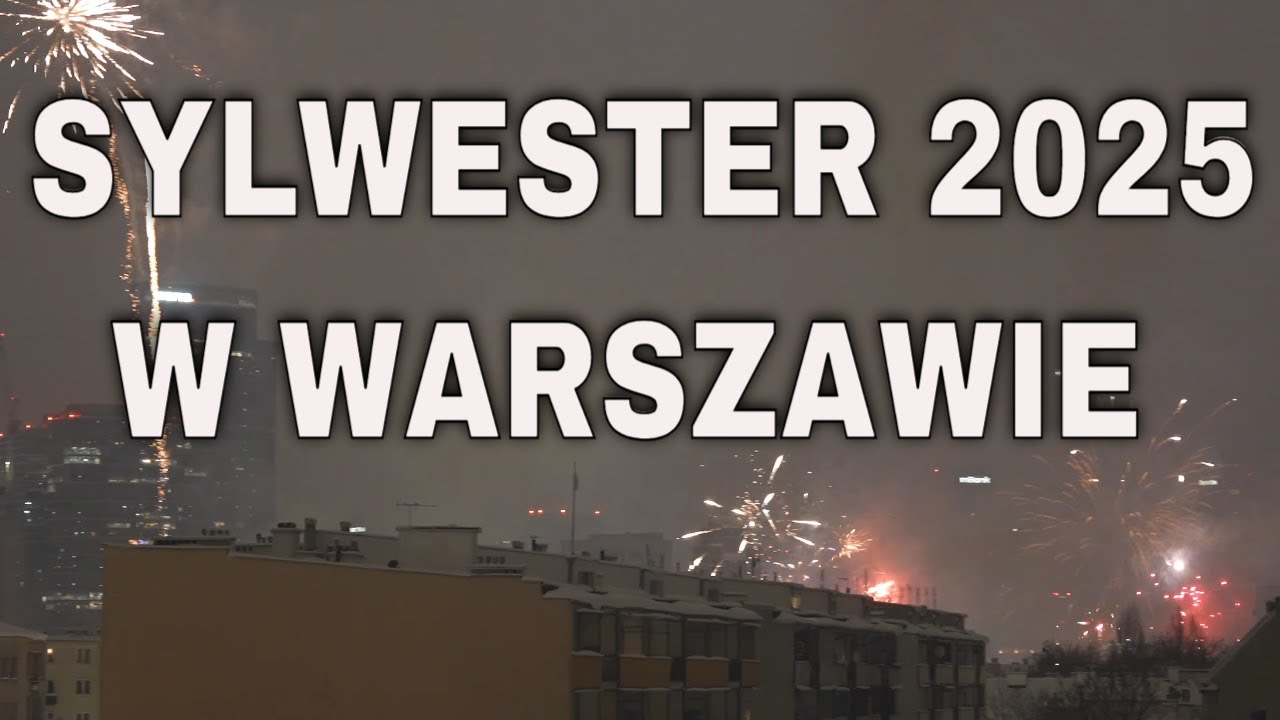 Sylwester 2025/2026 w Warszawie / Fajerwerki #sylwester2025 #warszawa #fajerwerki