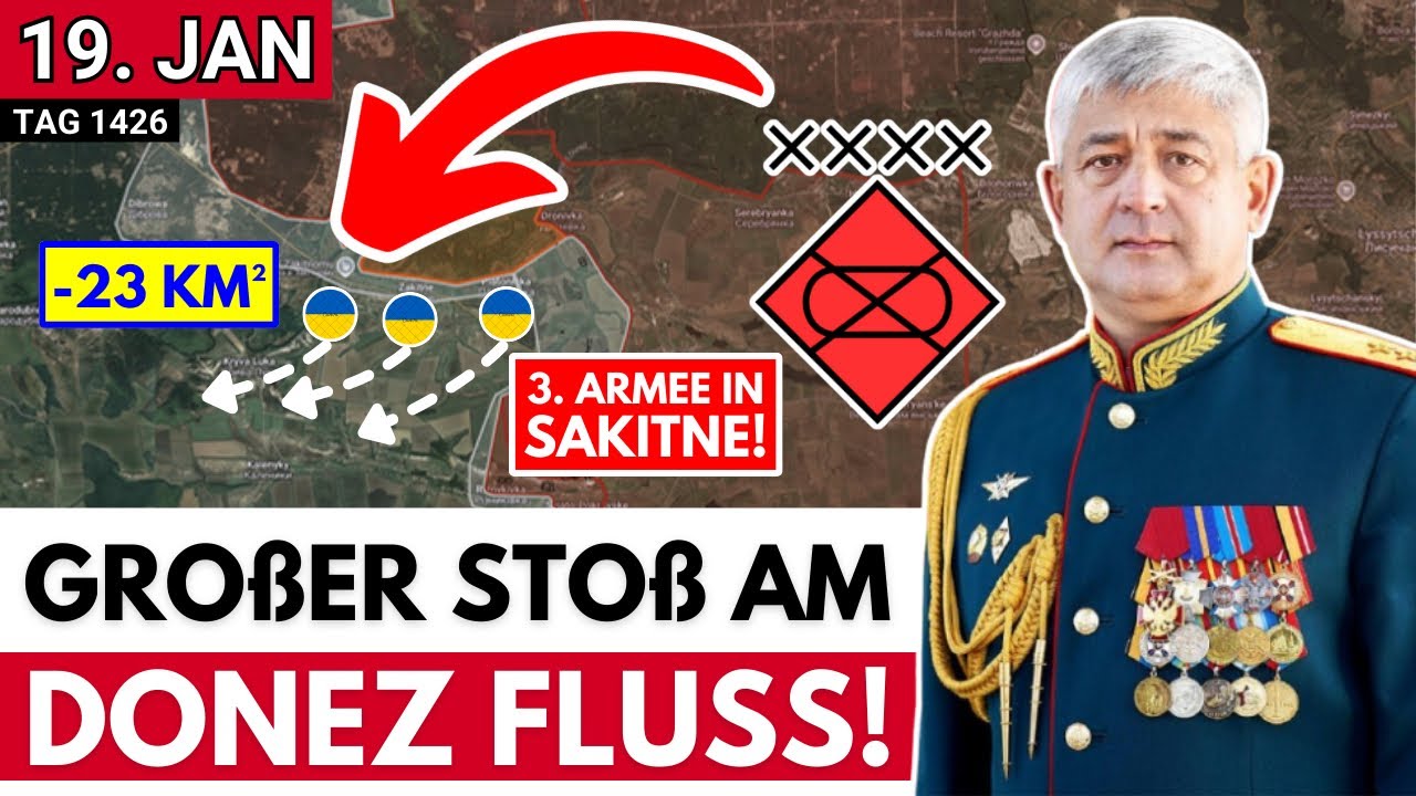Russen erobern großes Waldgebiet am Siwerski Donez & rücken um 4 km vor, Einschläge in Großstädten!